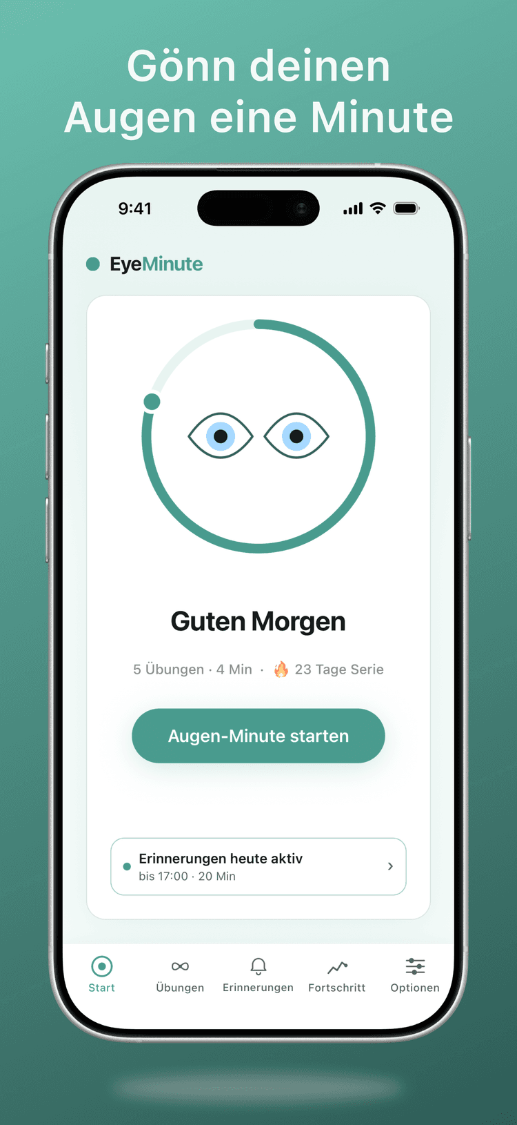 Deine tägliche Augenpflege-Zentrale