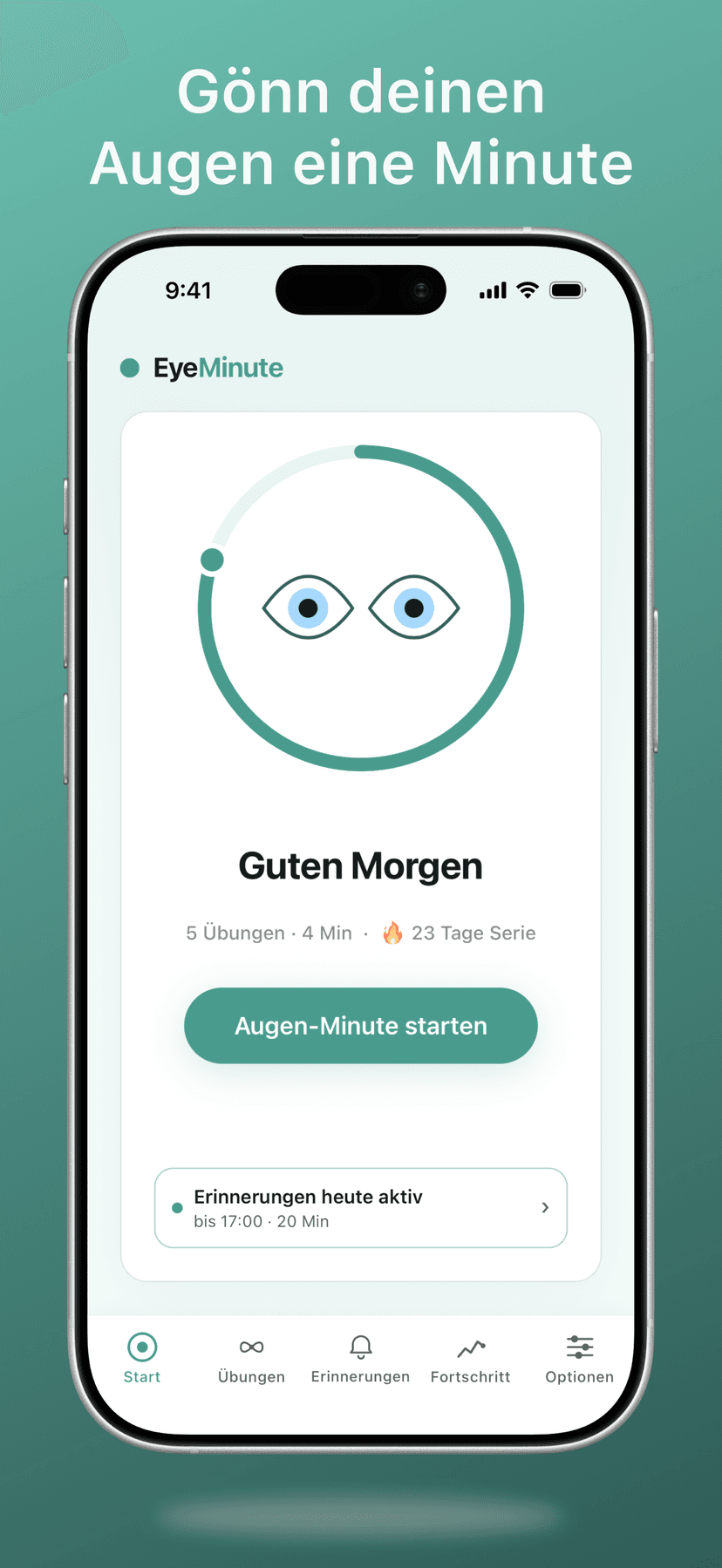 Deine tägliche Augenpflege-Zentrale